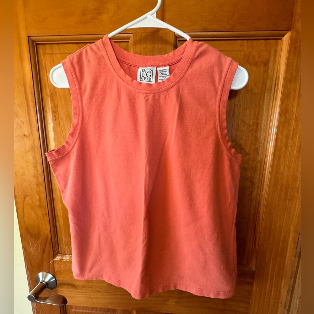 Field FG Gear Medium Orange Colored Crop Tank Top - Women's Size Large